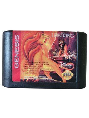 The Lion King - Original Sega Genesis Video Game 1994 Working